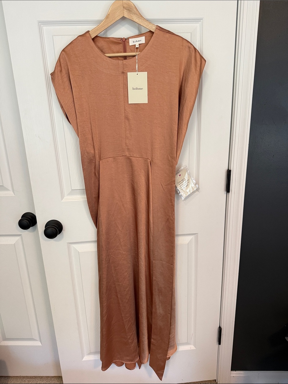 NWT Rust Silky Dress from Bohme (M)